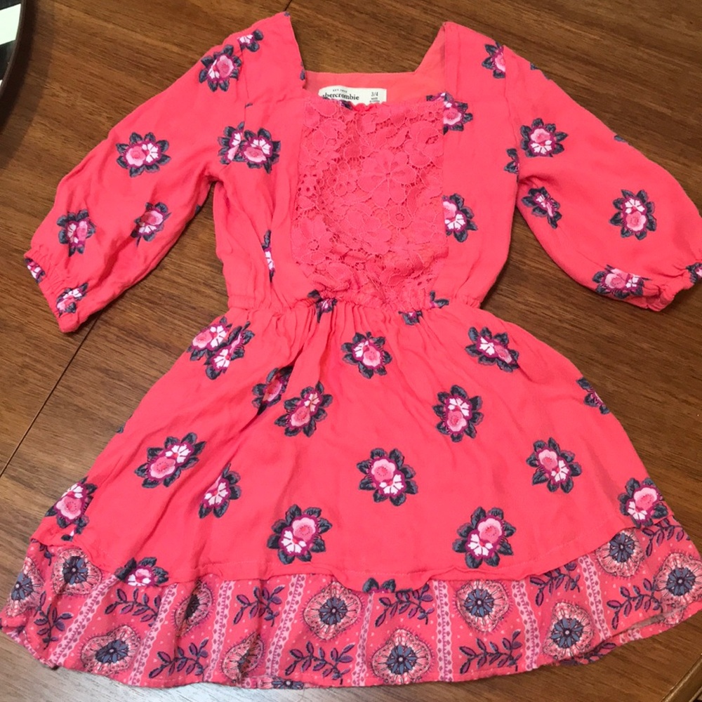 Abercrombie kids dress 3/4 EUC
